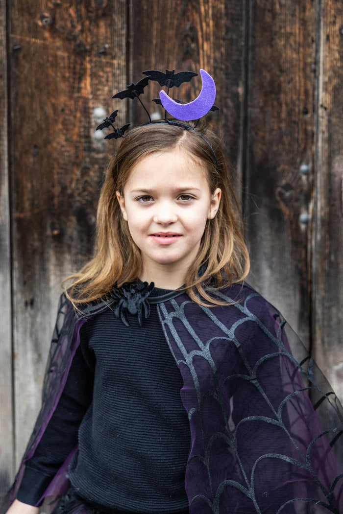 Diadema Bat-acular con murciélagos y luna brillante - Great Pretenders