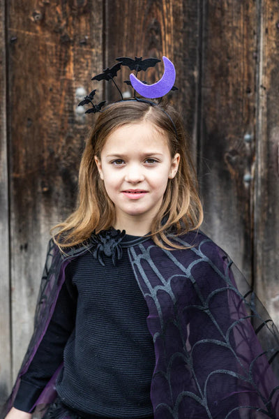 Diadema Bat-acular con murciélagos y luna brillante - Great Pretenders