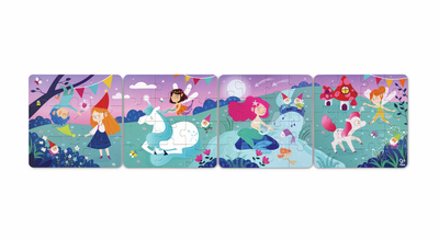 Puzzle 4 en 1: Cuento de Hadas - Hape