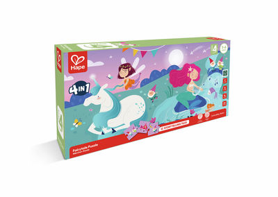 Puzzle 4 en 1: Cuento de Hadas - Hape