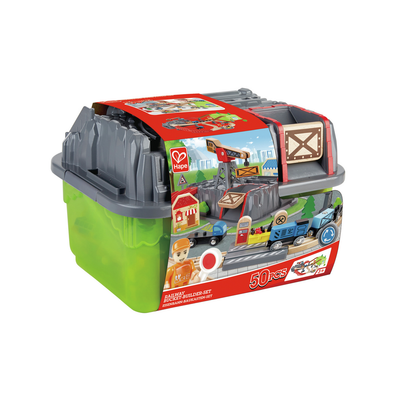 Juego de Bloques de Construcción de Ferrocarril - Hape