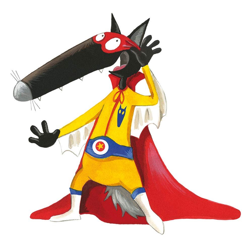 El Lobo que Queria Ser Un Superheroe - Auzou