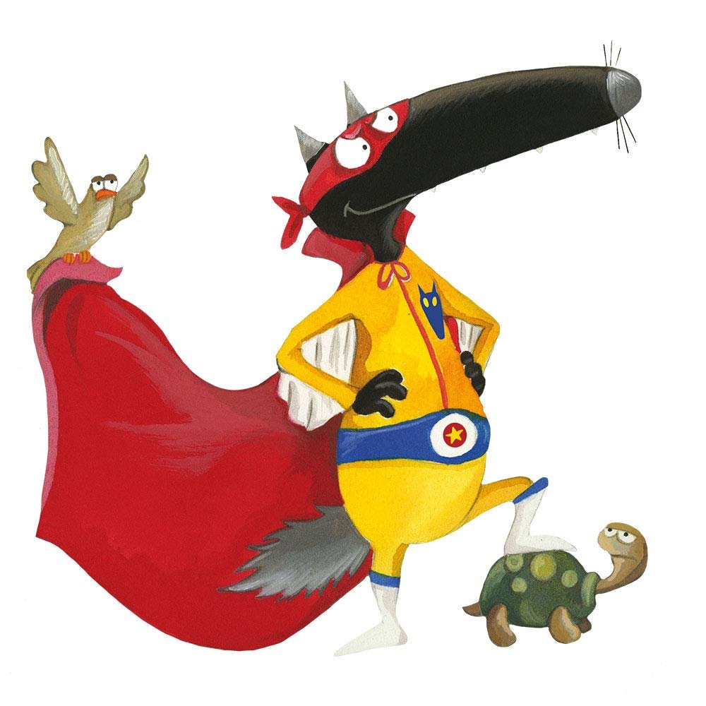 El Lobo que Queria Ser Un Superheroe - Auzou