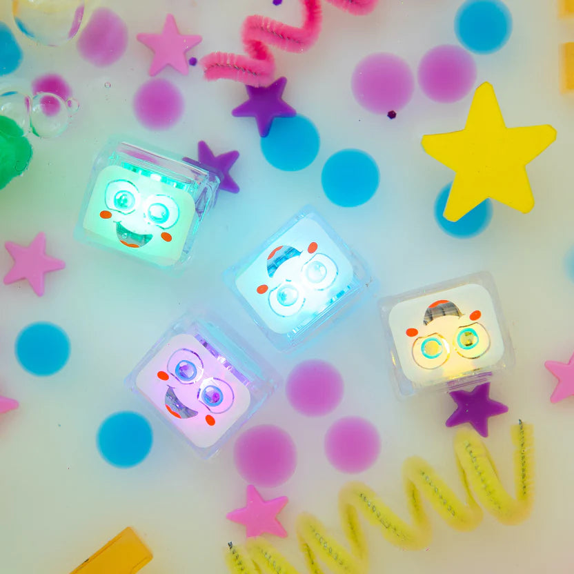 Cubos GloPals, juguetes sensorial activado por agua: PARTY PAL