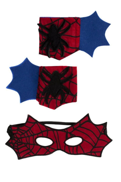 Conjunto de Capa de Spiderman con máscara y puños - Great Pretenders