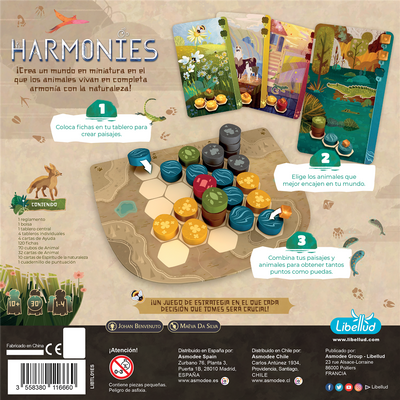 Harmonies- Juego de Mesa - Asmodee