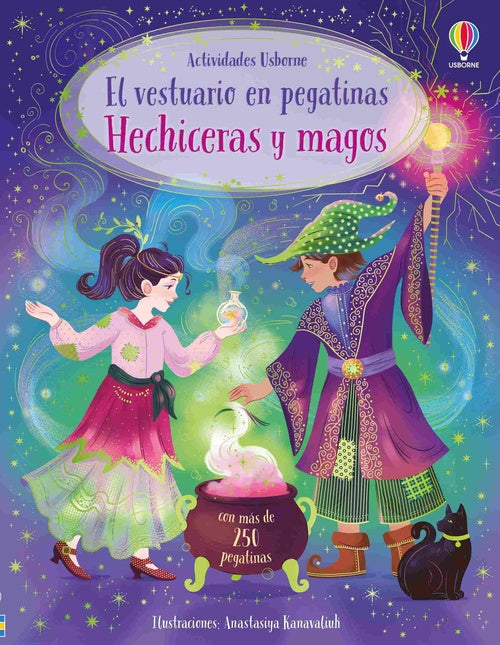 Hechiceras y magos, El vestuario en pegatinas -  Usborne