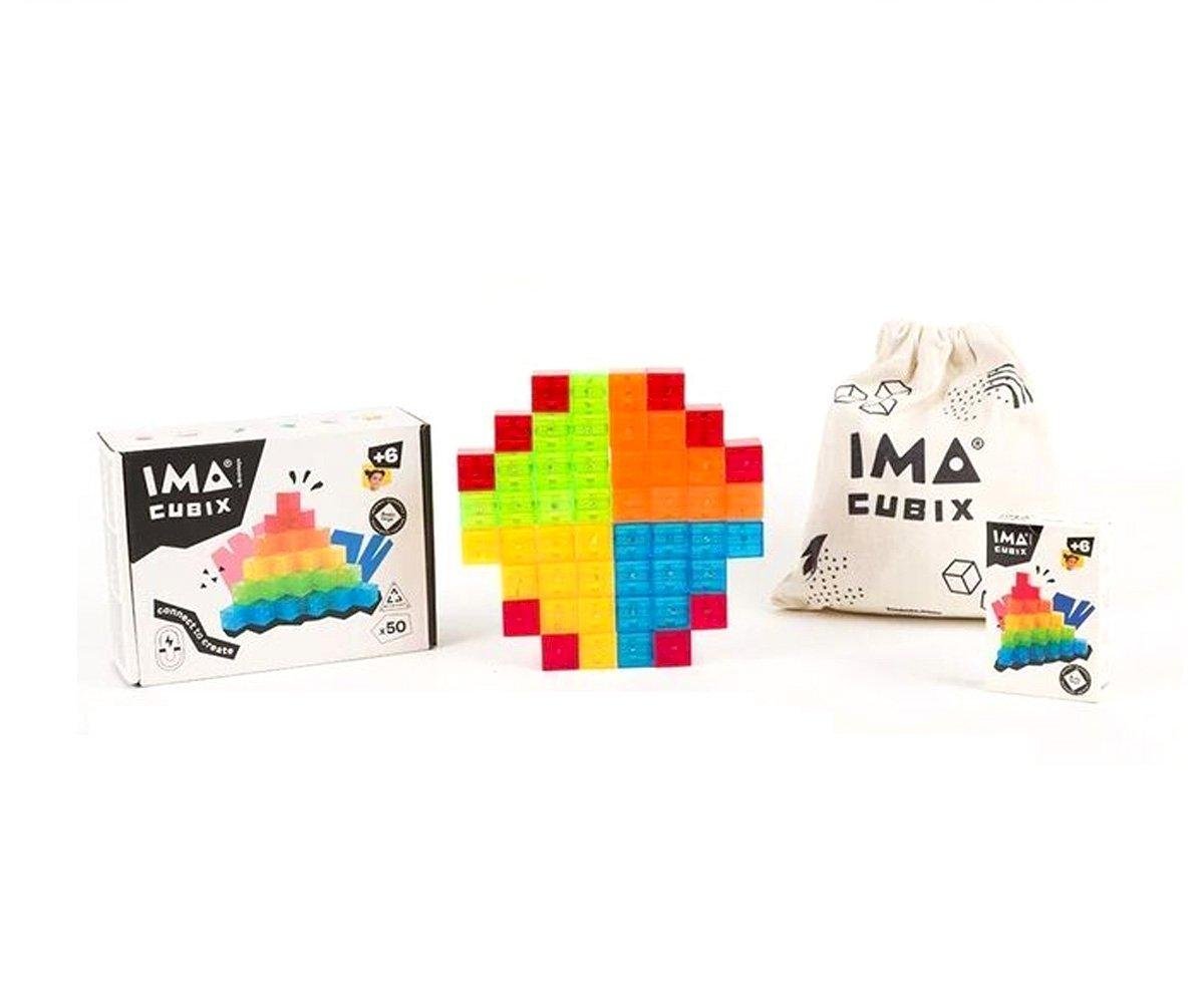 Imanix CUBIX 50 piezas - Braintoys contenidos en caja
