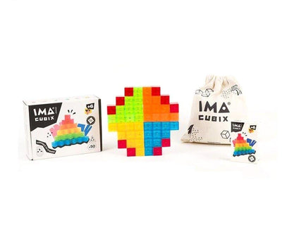 Imanix CUBIX 50 piezas - Braintoys contenidos en caja