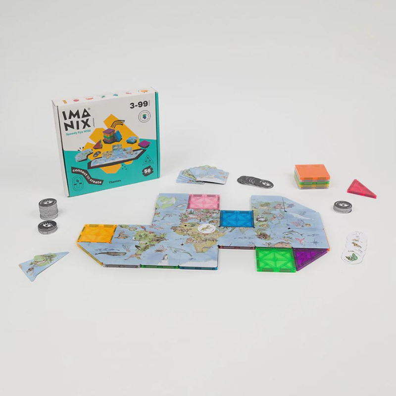 Imanix Speedy Eye 56 piezas - Braintoys caja y contenido