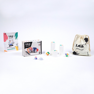 Imanix Stack 36 piezas - Braintoys contenido  y caja