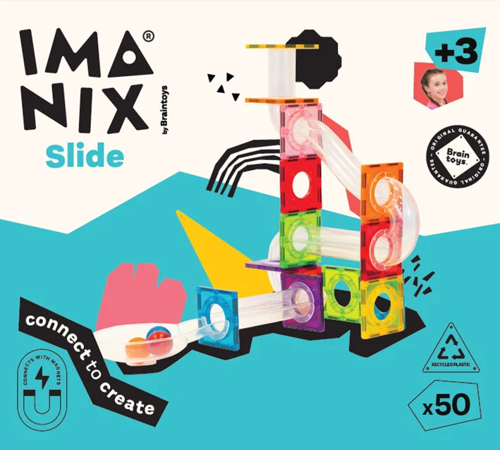 Imanix Tobogán 50 piezas - Braintoys Ilustracion de caja