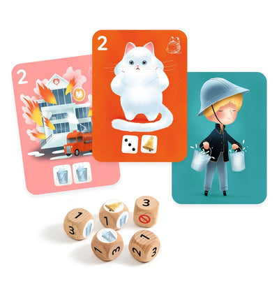 Juego de dados Pets Rescue - Djeco