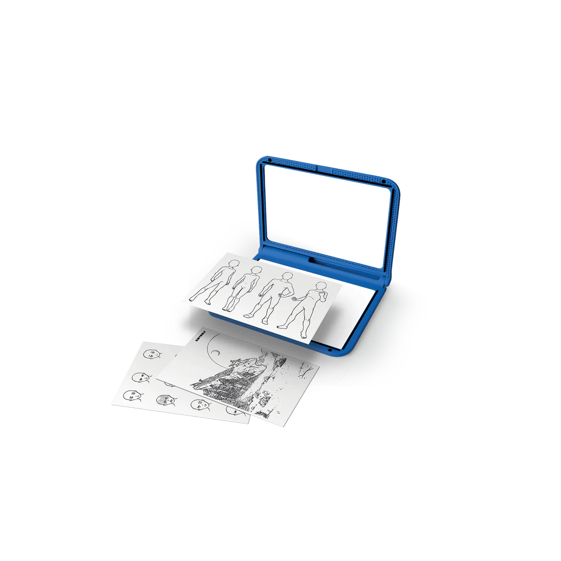 Kidydraw Tabla de Dibujo Azul: Manga - Kidywolf