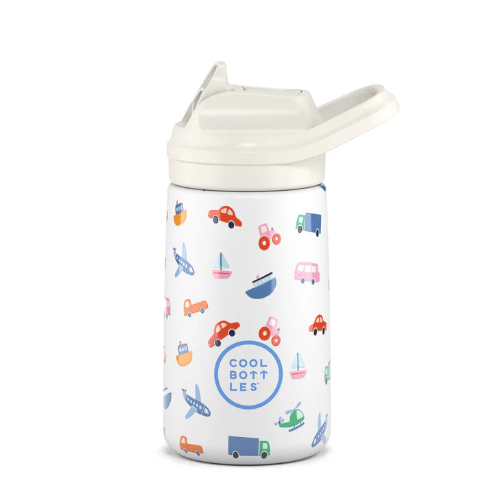 Botella Kiddie: Little Wheels 350ml - Cool Bottles
