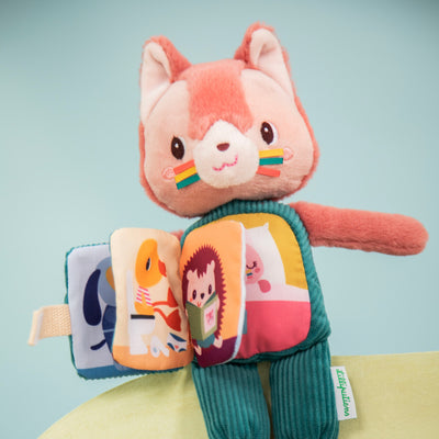 Libro de Tela y Peluche Jeanne la gata - Lilliputiens