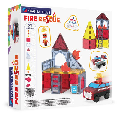 MAGNA-TILES Rescate de incendio Set 27 Piezas