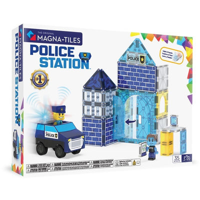 MAGNA-TILES Estación de Policía - Set 35 Piezas