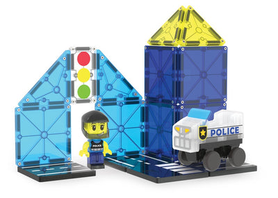 MAGNA-TILES Patrulla Policial Set 20 Piezas