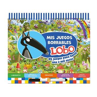 Mis Juegos Borrables Lobo - Auzou