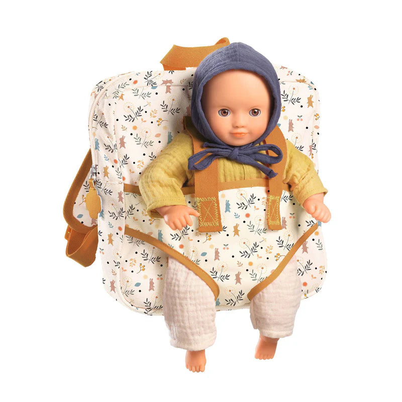 Mochila Portamuñecas Pomea - Djeco