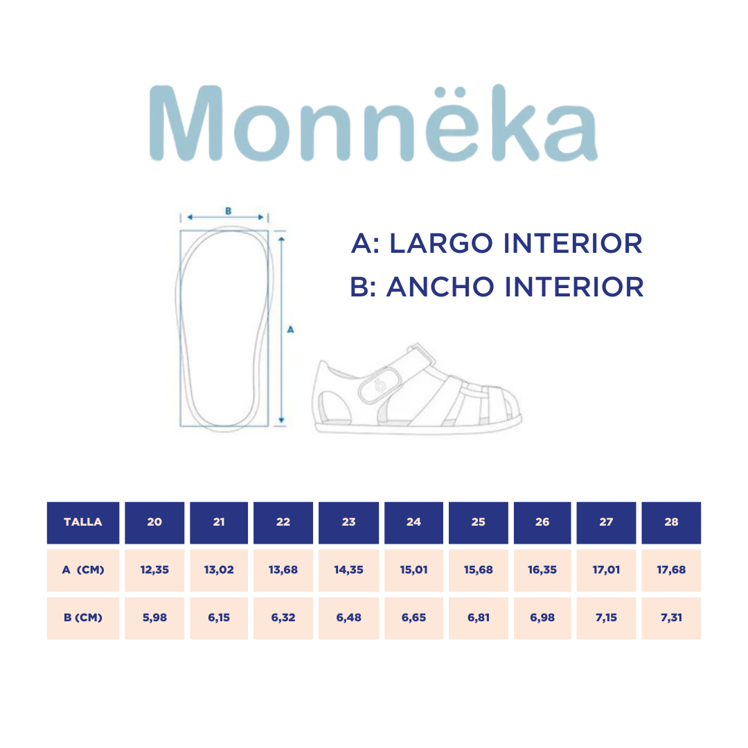 Cangrejeras Infantil: Serenity Blue - Monnëka