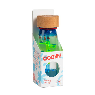 Botella Sensorial Movimiento: Espiral Azul