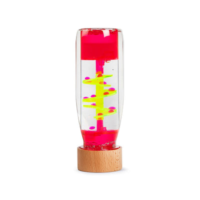 Botella Sensorial Movimiento: Espiral Rosa