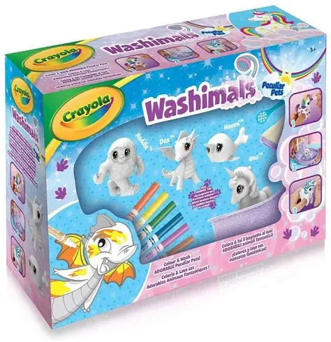 Washimals Animales Fantásticos con 4 Mascotas - Crayola