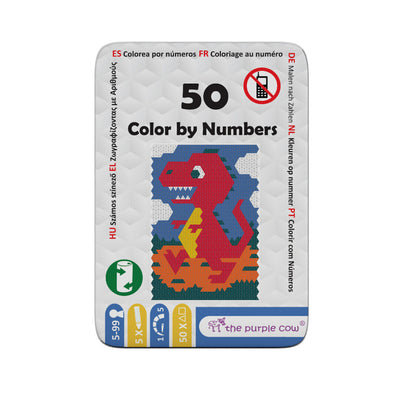 50 Colorear por Números - The Purple Cow