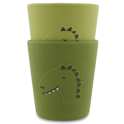 2 Vasos de Silicona Dino - Trixie