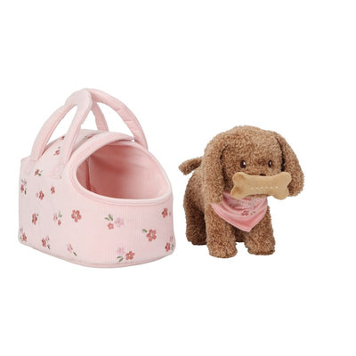 Perrito Peluche  Jackie con bolsa - Little Dutch
