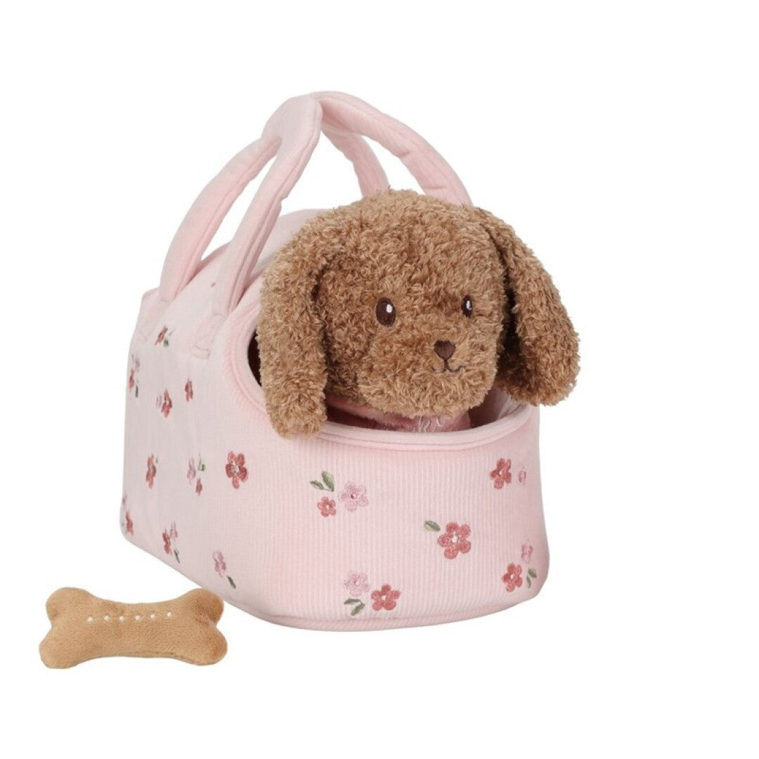 Perrito Peluche  Jackie con bolsa - Little Dutch