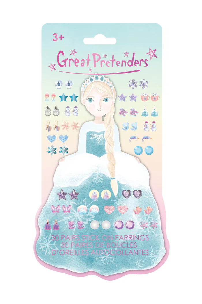Pendientes de pegatinas de Frosty Sister - Great Pretenders