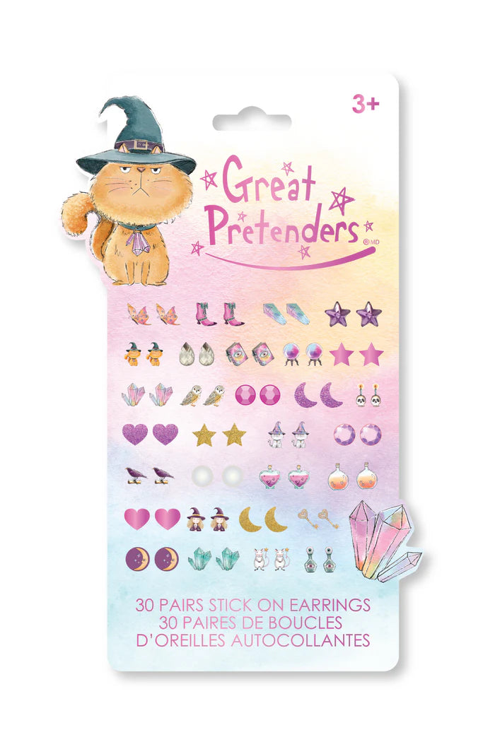 Pendientes de pegatinas de Gato Gruñón Halloween - Great Pretenders