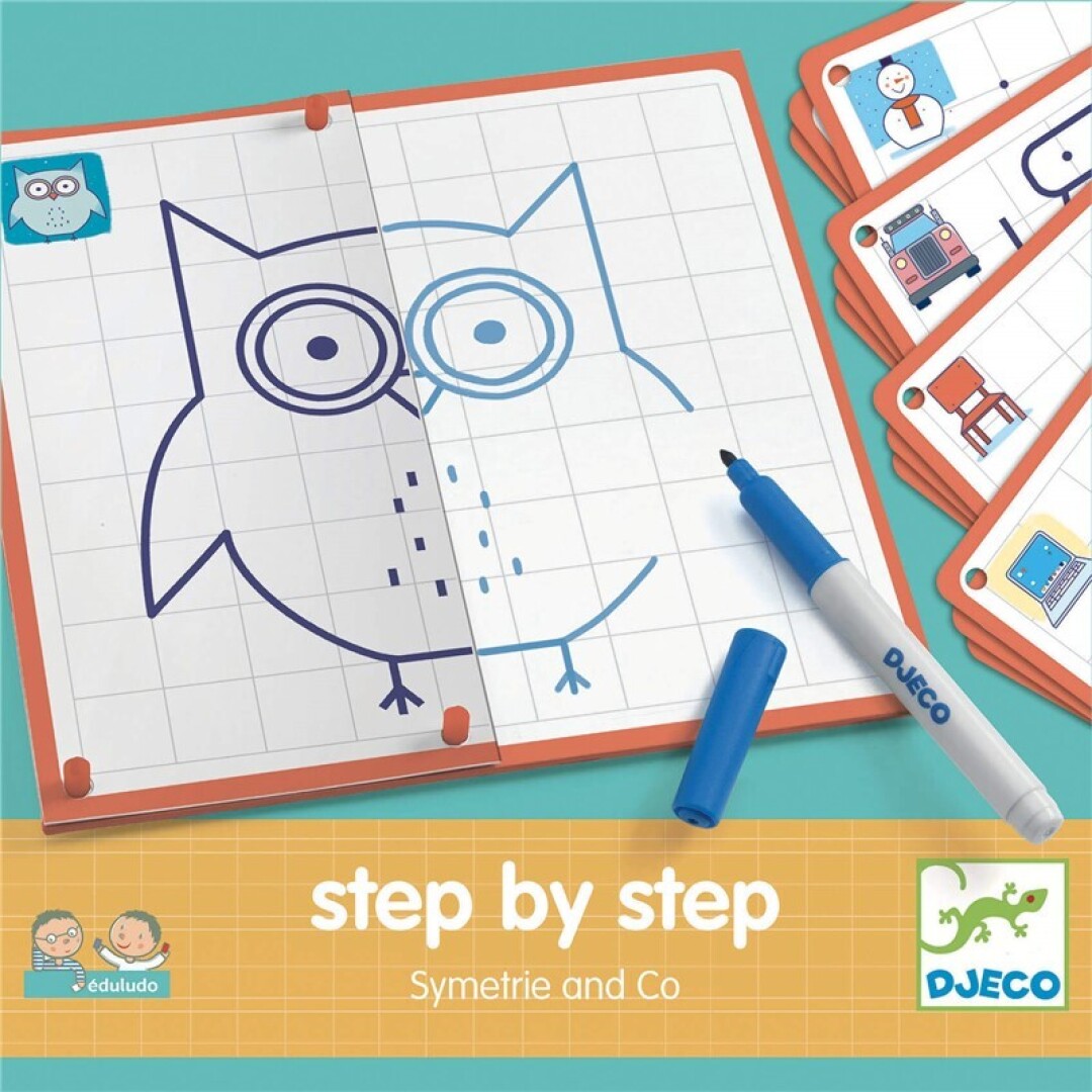 Aprender a dibujar: Step by step Symetrie & Co - Djeco