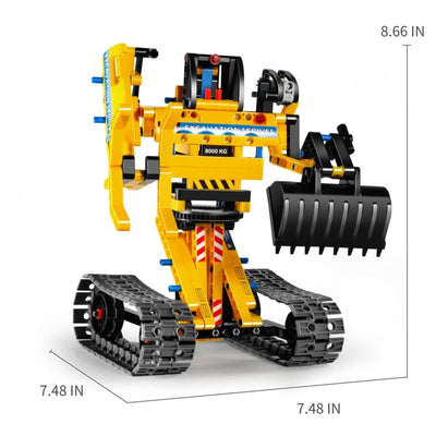 Excavadora y robot 2 en 1, 342 piezas - IMMaster