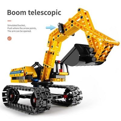 Excavadora y robot 2 en 1, 342 piezas - IMMaster