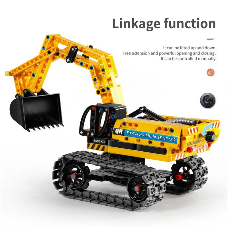 Excavadora y robot 2 en 1, 342 piezas - IMMaster