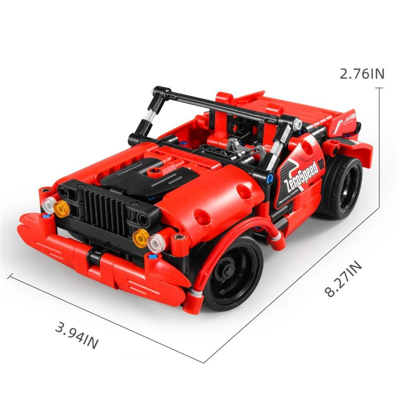 Coche de carreras radio control "2 en 1" 341 piezas - IMMaster