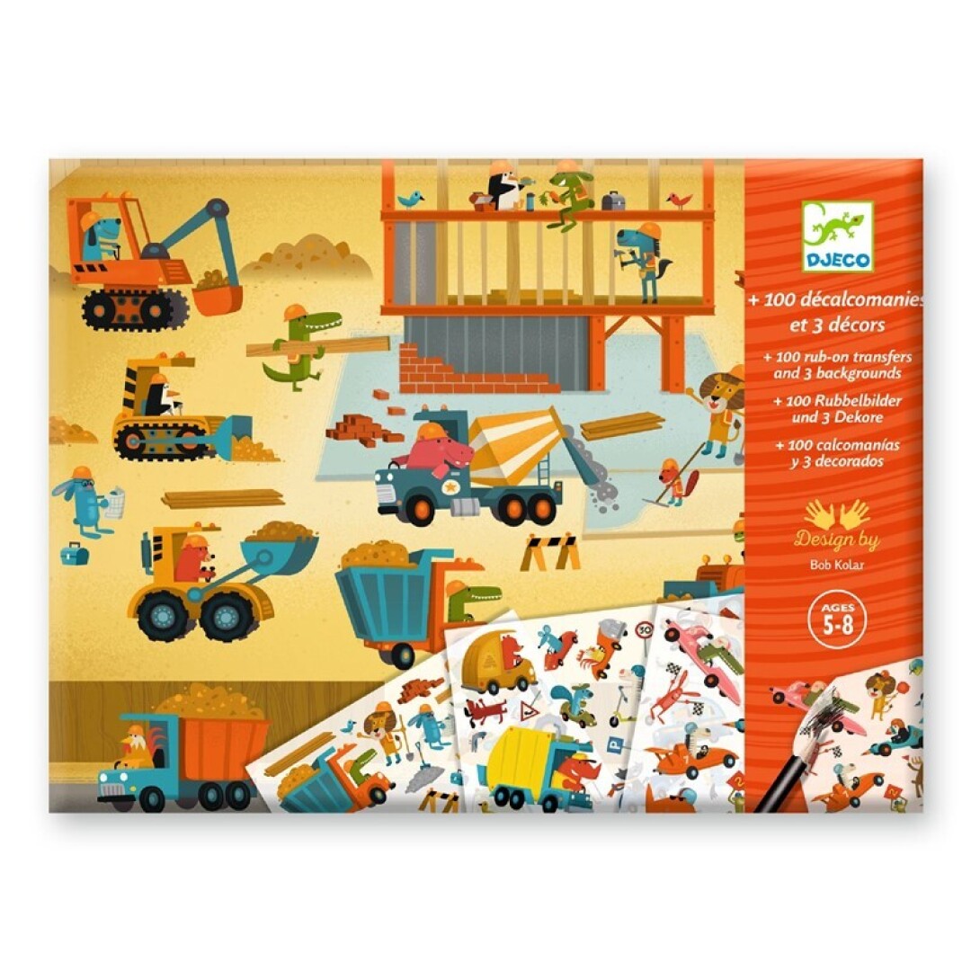 Pegatinas: Asfalto - Djeco