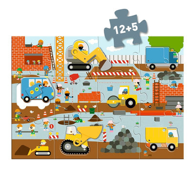 Puzzle Gigante Construcción - Djeco