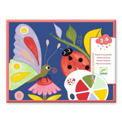 Pintura con paleta: Los bichitos - Djeco