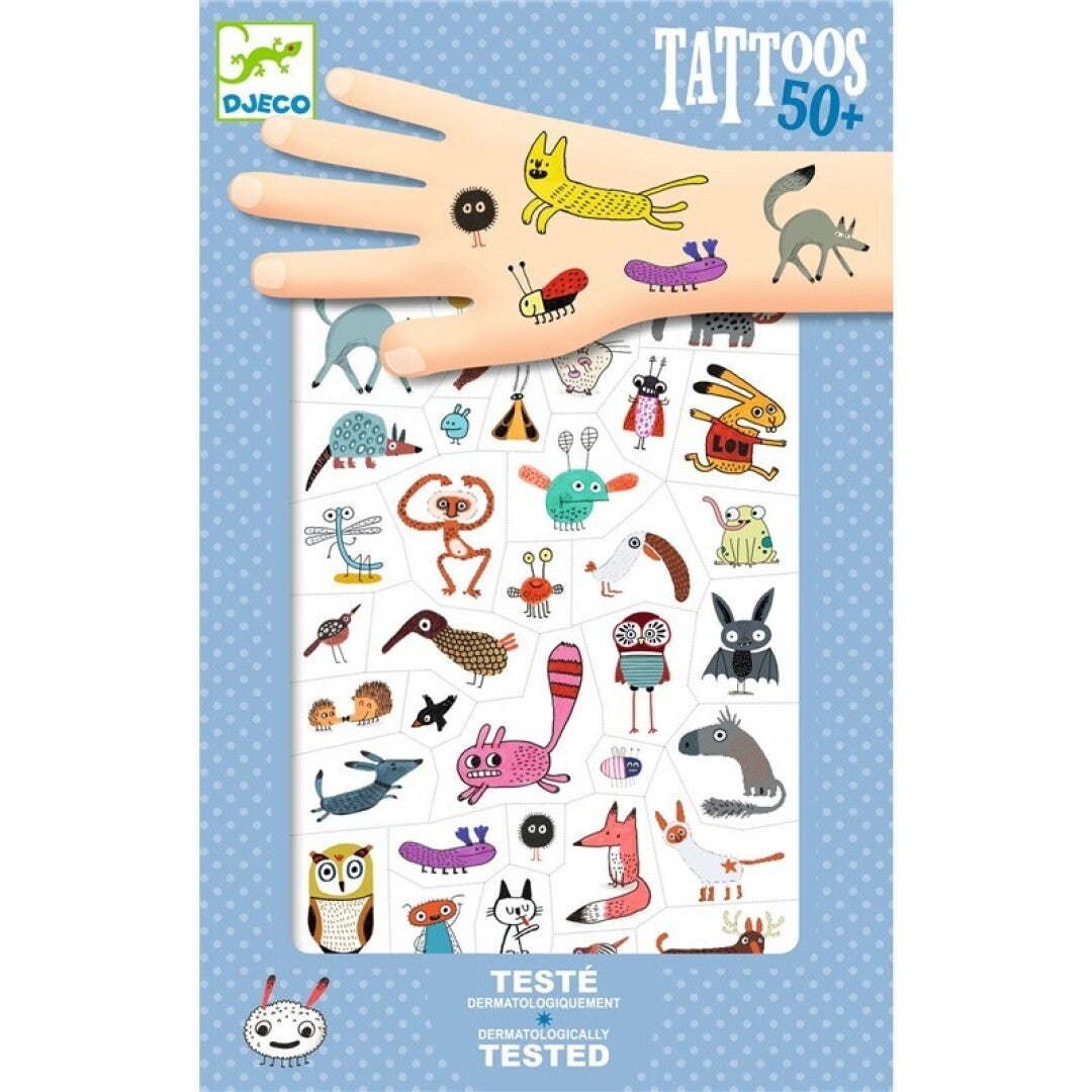 Tatuajes: Pequeñas Criaturas - Djeco