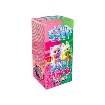 Arena Esponjosa: Rosa y Verde (2 x 70g) - Tuban