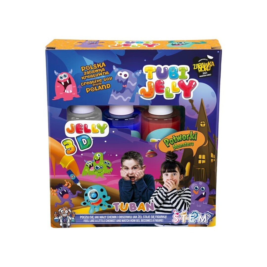 Tubi Jelly: Monstruos (3 Colores) - Tuban