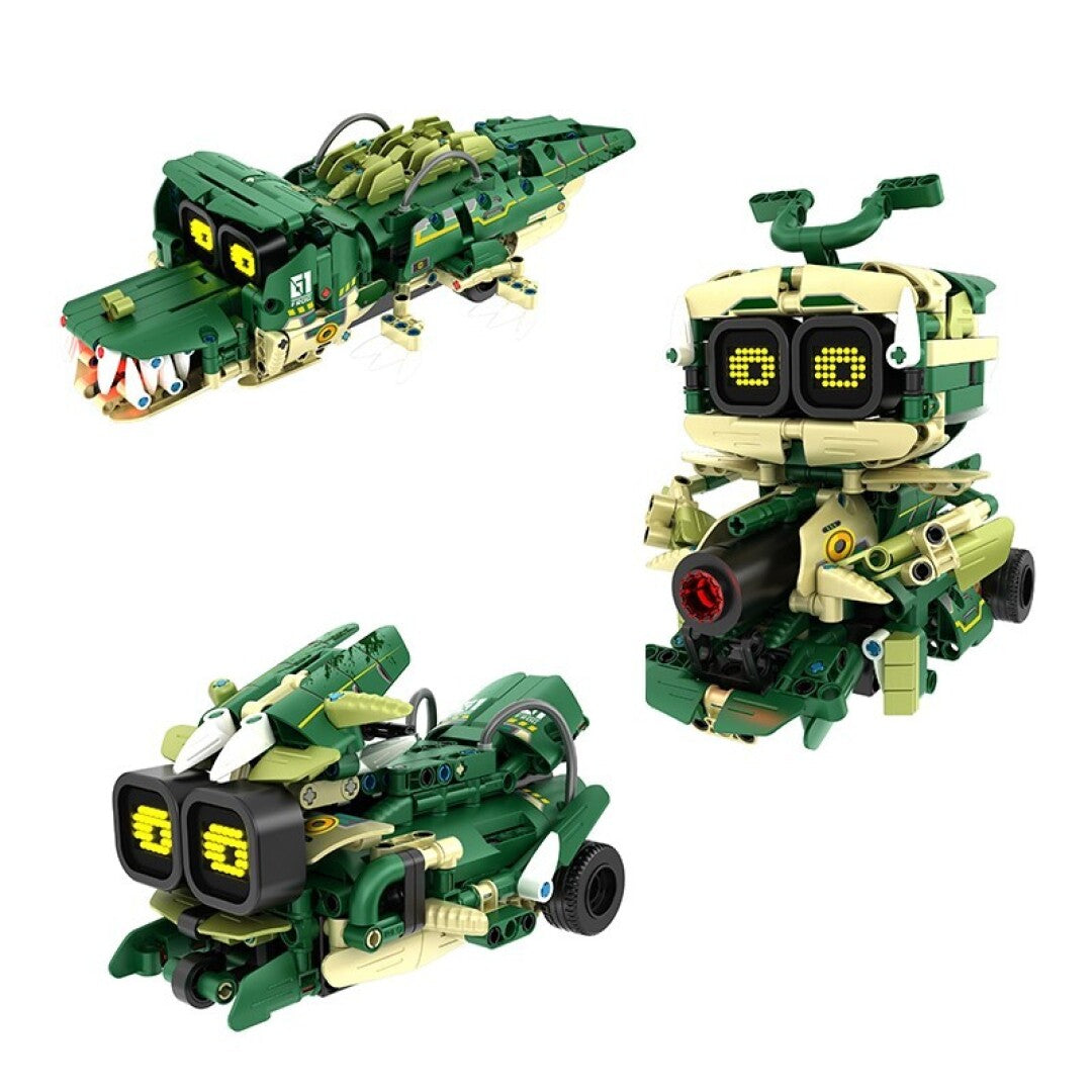 Robot 3 en 1 verde de 513 Piezas - IMMaster