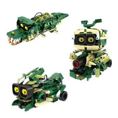 Robot 3 en 1 verde de 513 Piezas - IMMaster