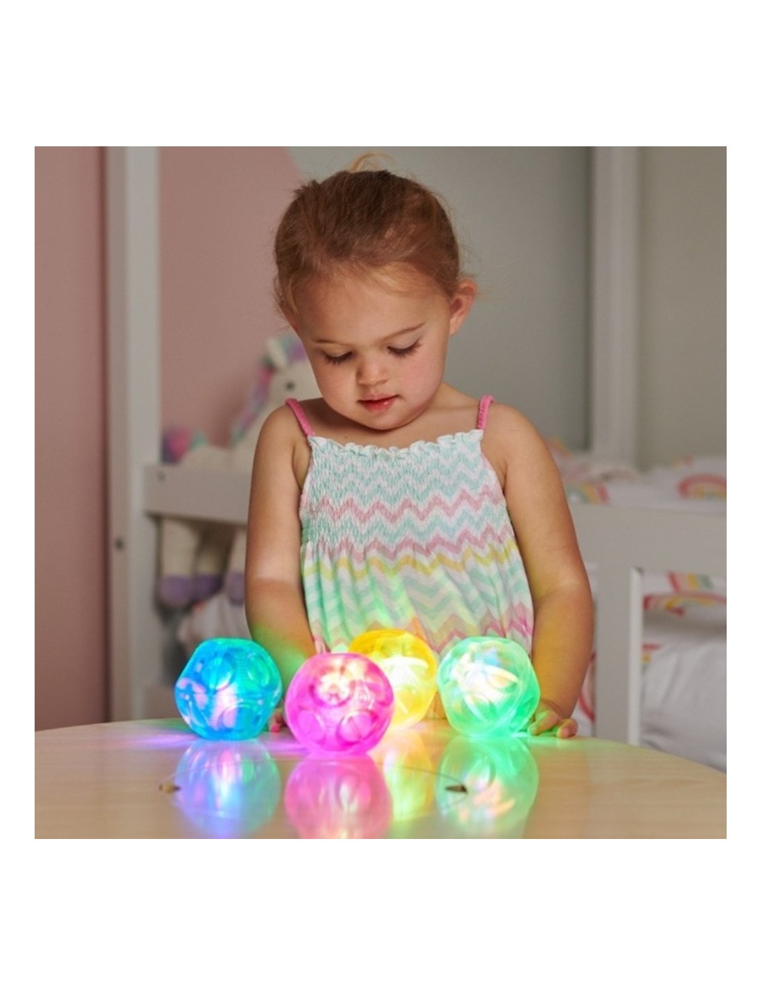 Set Pelotas Sensoriales con Flash  - Tickit