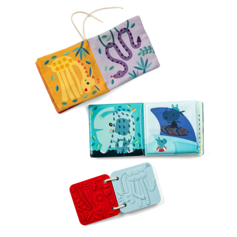 Set de Libro Sensoriales Jungla - Lilliputiens